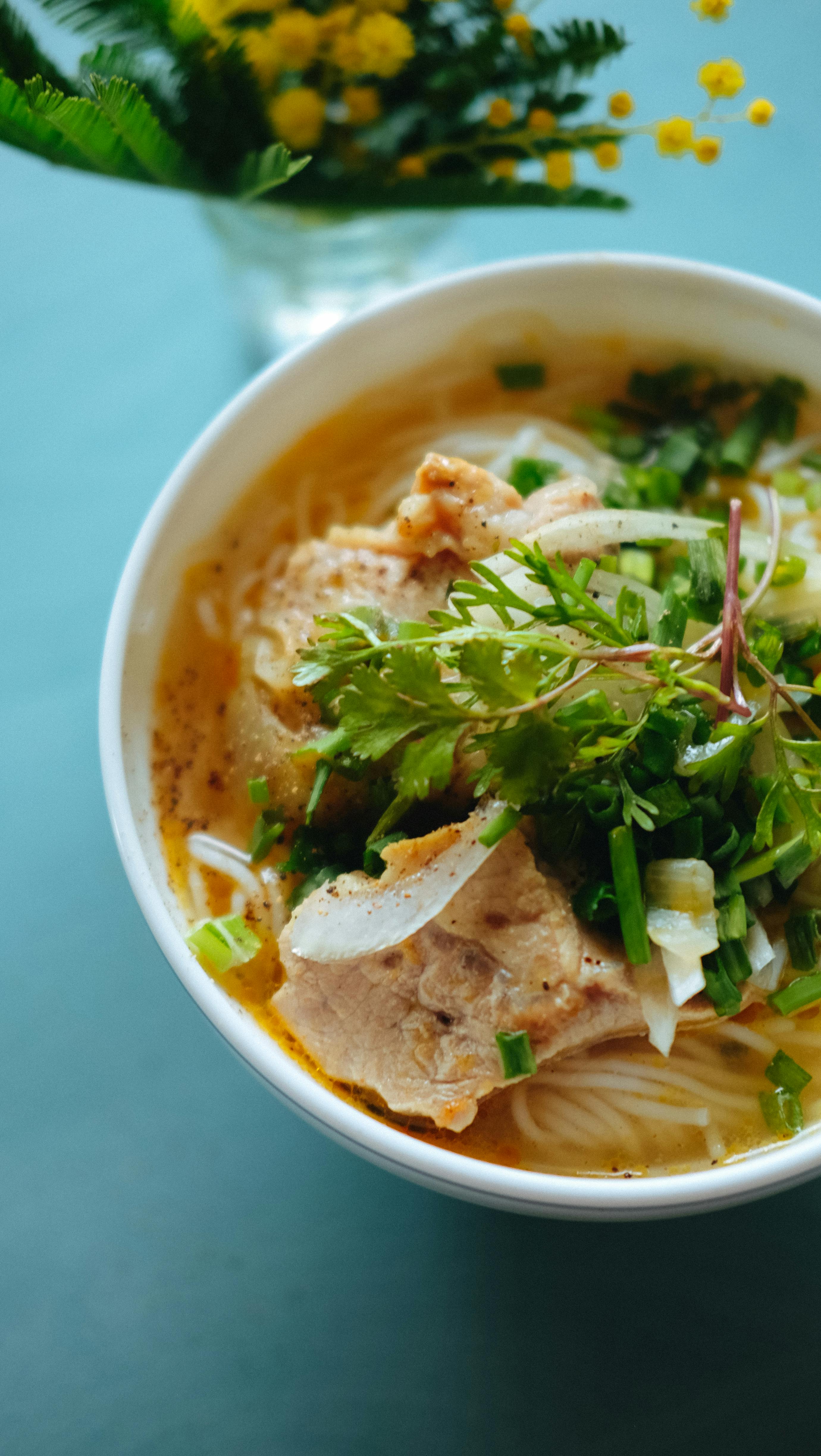 Mekong Restaurant's signature Vietnamese pho - Authentic Vietnamese cuisine in Calgary